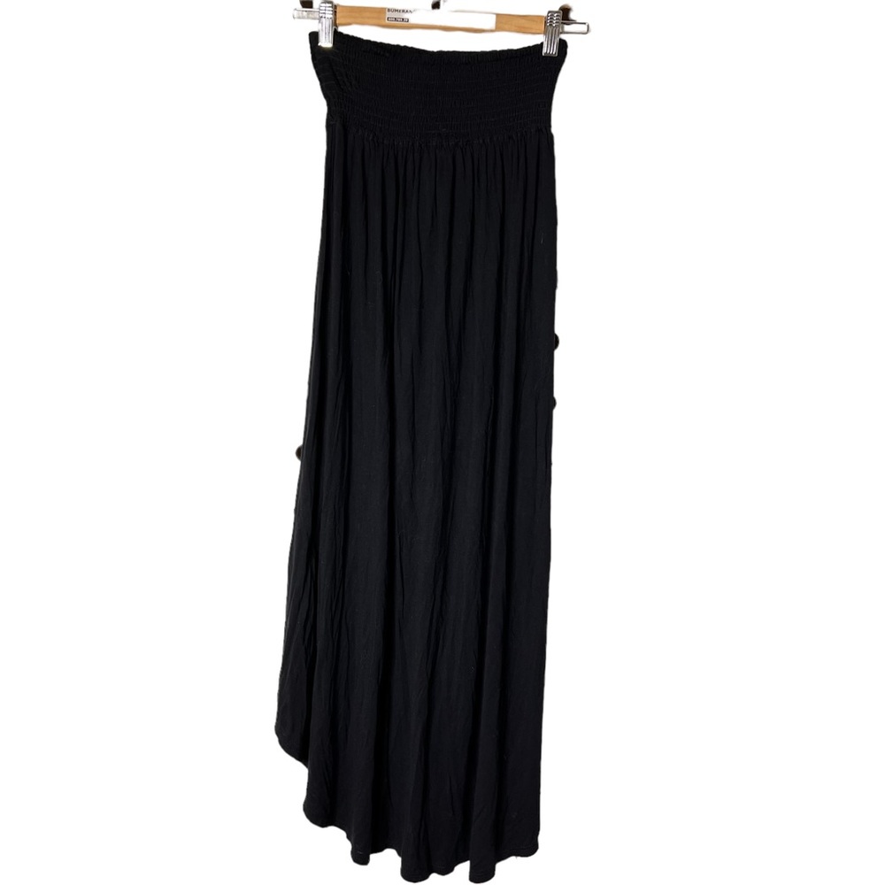 Free People Beach Morningside Hi Low Black Skirt - Picture 5 of 6